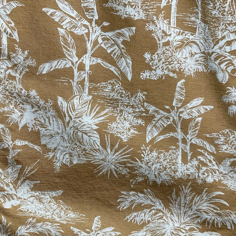American Eagle Palm Tree High Waist Paperbag Pants M - Picture 6 of 13